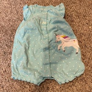 Baby Girl Romper Blue